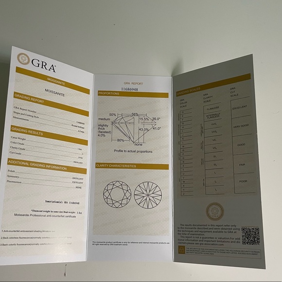 ❗️SOLD❗️1Ct. Moissanite Ring - Picture 9 of 10